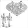 Silver Thali & Idol Hamper - JPMDC-506 - Click here to View more details about this Product